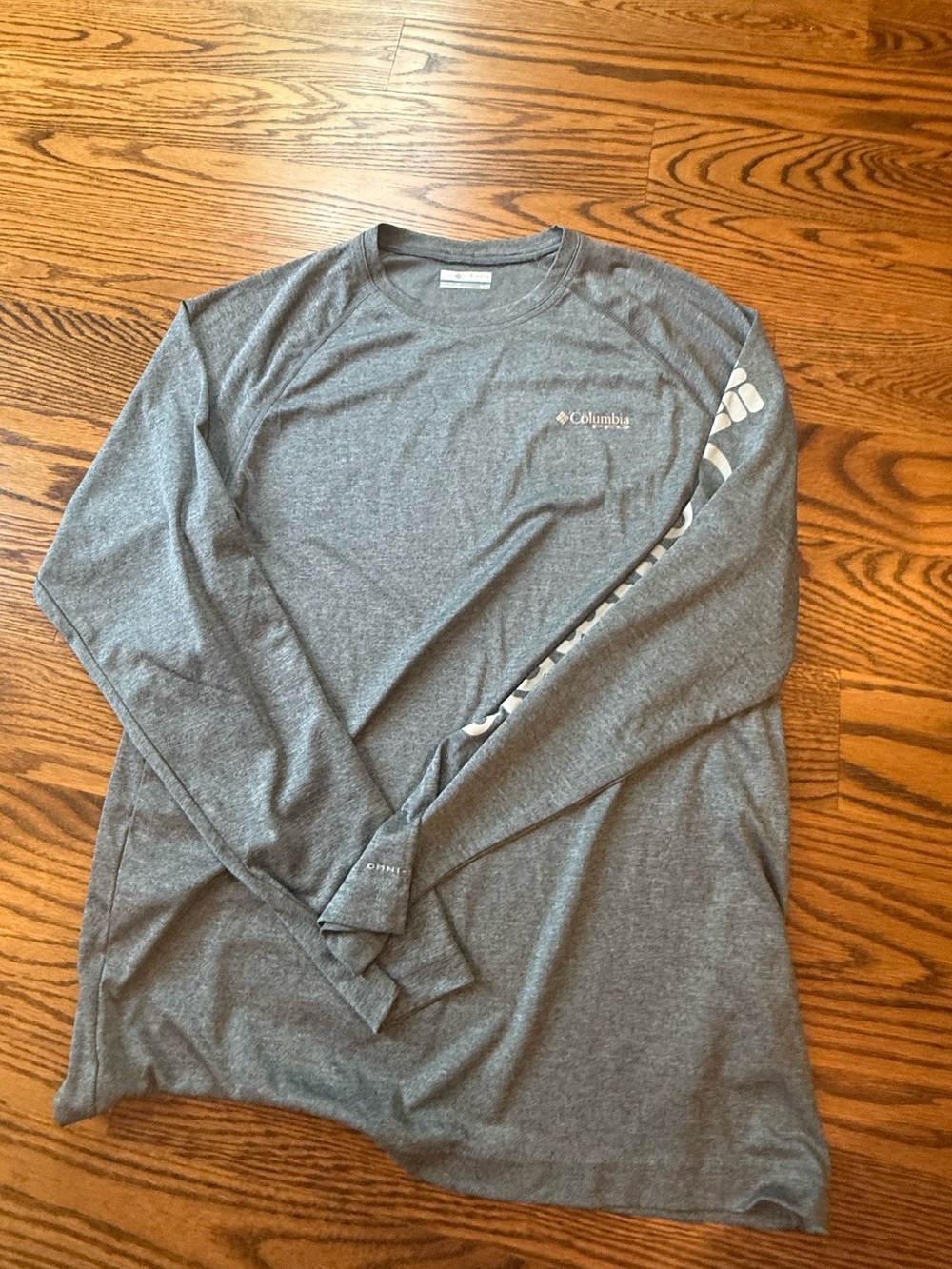 Columbia PFG Performance Fishing Gear Heather Gray Tee